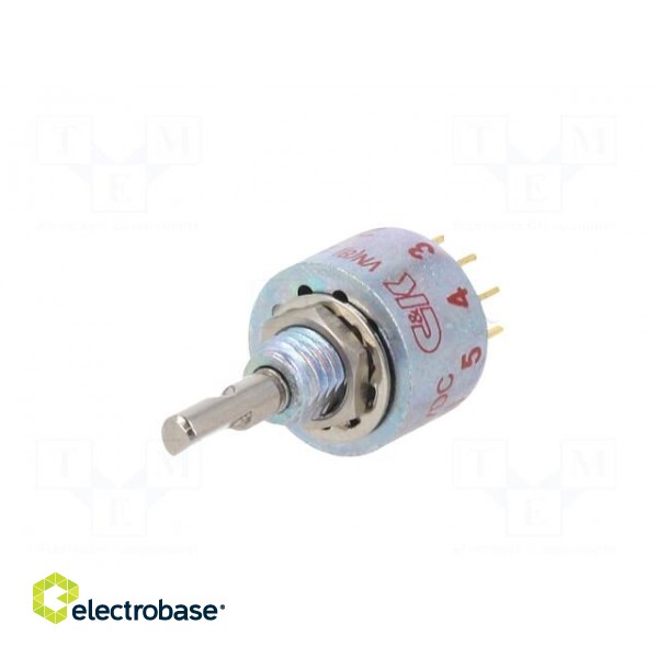 Switch: rotary | Pos: 5 | 0.25A/125VAC | 0.25A/28VDC | Poles number: 1 image 2