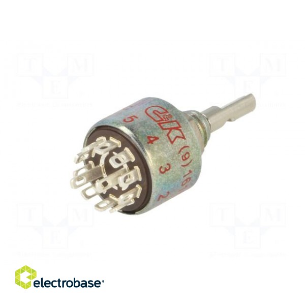 Switch: rotary | Pos: 5 | 0.25A/125VAC | 0.25A/28VDC | Poles number: 2 фото 6