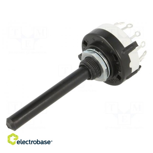 Switch: rotary | Pos: 6 | 0.15A/250VDC | Poles number: 2 | 30° | -30÷85°C фото 1