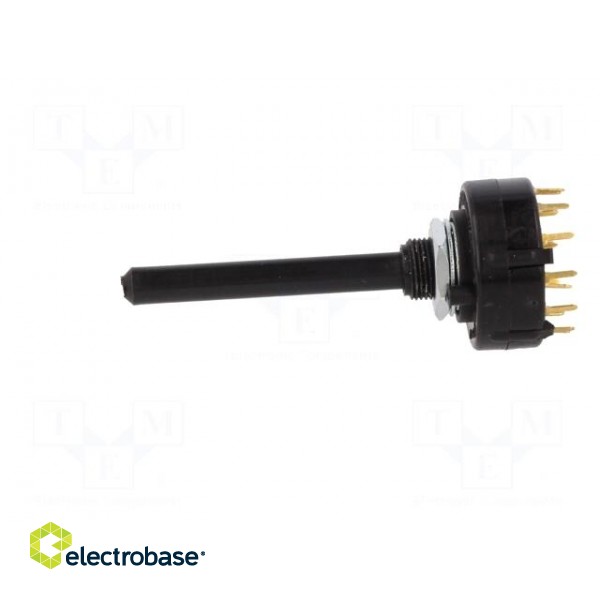 Switch: rotary | Pos: 6 | 0.15A/250VDC | Poles number: 2 | 30° | -30÷85°C фото 3