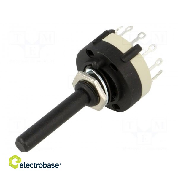Switch: rotary | Pos: 6 | 0.3A/125VAC | 1A/30VDC | Poles number: 2 | 30° image 1
