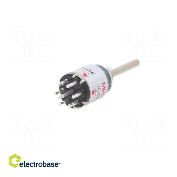 Switch: rotary | Pos: 6 | 3A/125VAC | 2A/30VDC | Poles number: 1 | panel image 6