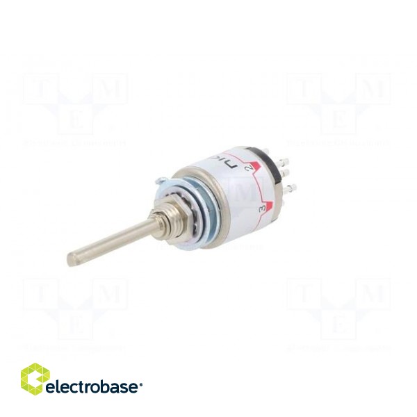 Switch: rotary | Pos: 6 | 3A/125VAC | 2A/30VDC | Poles number: 1 | panel image 2