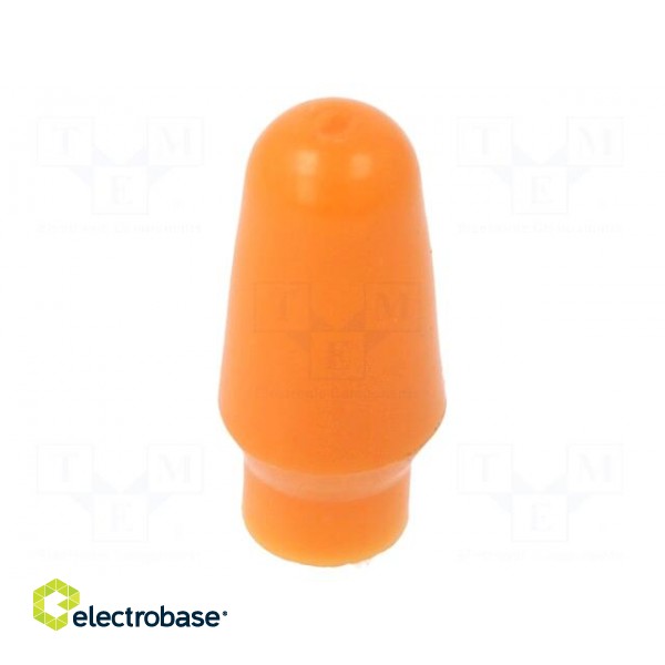 Cap | push-in | Mat: PVC | Body: orange | Illumin: none | MTA image 1