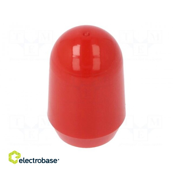 Cap | push-in | Mat: PVC | Body: red | Illumin: none | MTG image 1