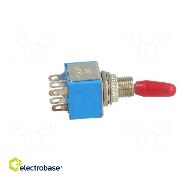 Switch: toggle | Pos: 2 | DPDT | ON-ON | 3A/250VAC | Leads: for soldering paveikslėlis 7