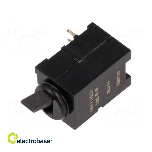 Switch: toggle | Pos: 2 | SPDT | ON-ON | 0.5A/60VAC | 0.5A/60VDC