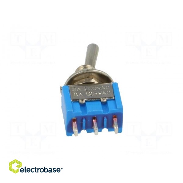 Switch: toggle | Pos: 2 | SPDT | ON-ON | 3A/250VAC | Leads: for soldering paveikslėlis 5