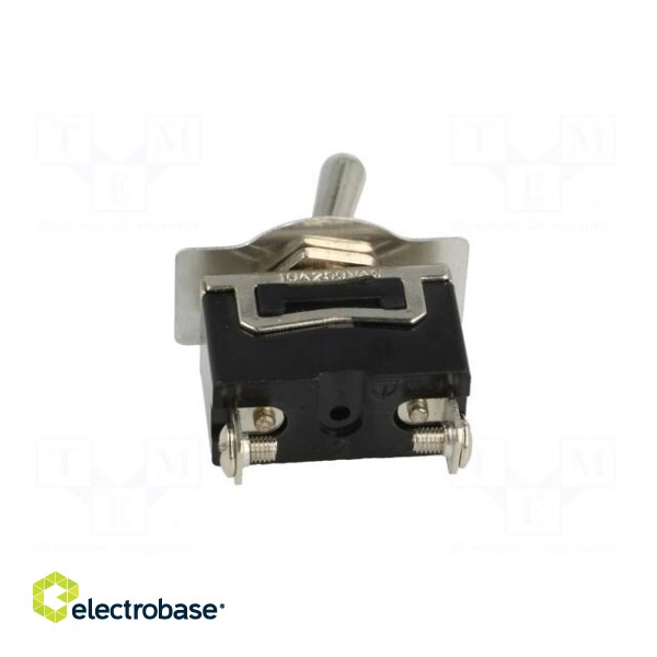 Switch: toggle | Pos: 2 | SPST | OFF-ON | 10A/250VAC | Leads: M3 screws image 5