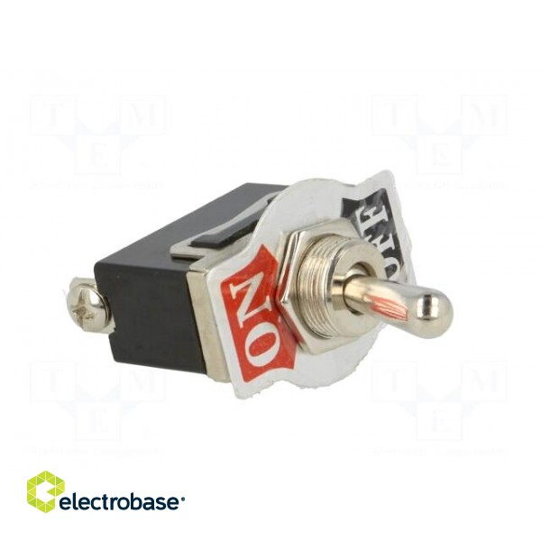 Switch: toggle | Pos: 2 | SPST | OFF-ON | 15A/250VAC | Leads: M3 screws image 8