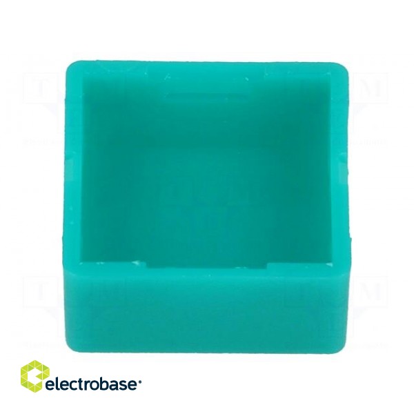 Button | Application: AML series | square | 15x15mm | Colour: green paveikslėlis 2