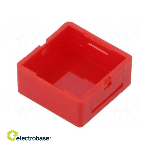 Button | Application: AML series | square | 15x15mm | Colour: red фото 2
