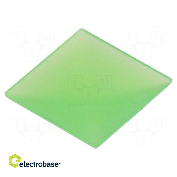 Cap | UB series | 10.35x10.35x0.5mm | green | UB image 2