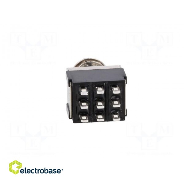 Switch: push-button | Pos: 2 | 3PDT | 6A/125VAC | 6A/6VDC | ON-ON | screw image 5