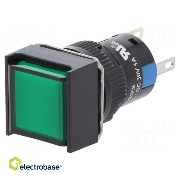 Switch: push-button | Pos: 2 | 5A/250VAC | ON-ON | IP40 | Illumin: LED image 1