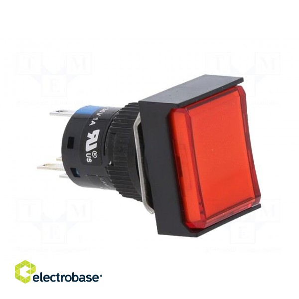 Switch: push-button | Pos: 2 | 5A/250VAC | ON-(ON) | IP65 | Illumin: LED image 8