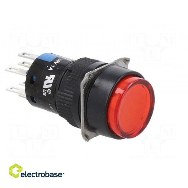 Switch: push-button | Pos: 2 | 5A/250VAC | ON-ON | IP65 | Illumin: LED image 8