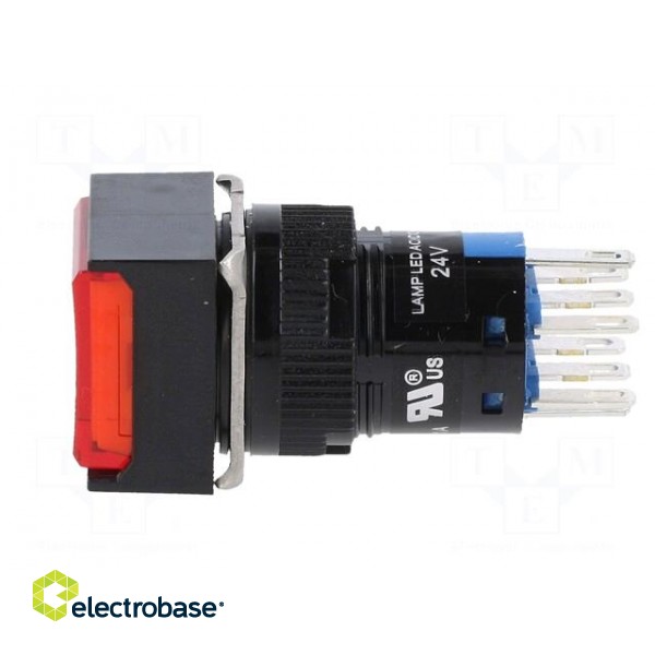 Switch: push-button | Pos: 2 | 5A/250VAC | ON-ON | IP65 | Illumin: LED image 3