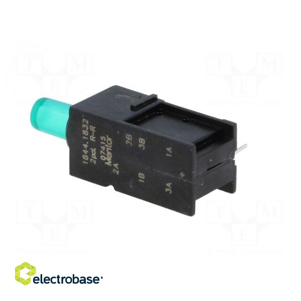 Switch: push-button | Pos: 2 | DPDT | 0.5A/60VAC | 0.5A/60VDC | OFF-ON image 4