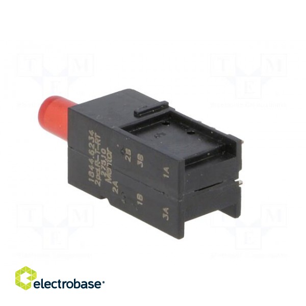 Switch: push-button | Pos: 2 | DPDT | 0.5A/60VAC | 0.5A/60VDC | ON-(ON) image 4