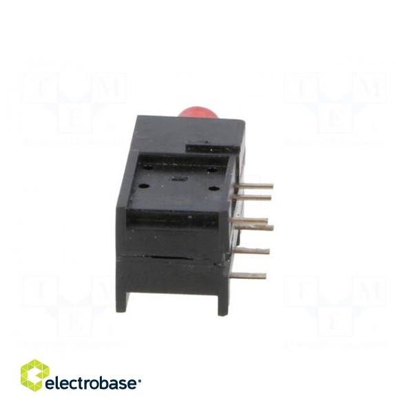 Switch: push-button | Pos: 2 | DPDT | 0.5A/60VAC | 0.5A/60VDC | ON-(ON) image 3