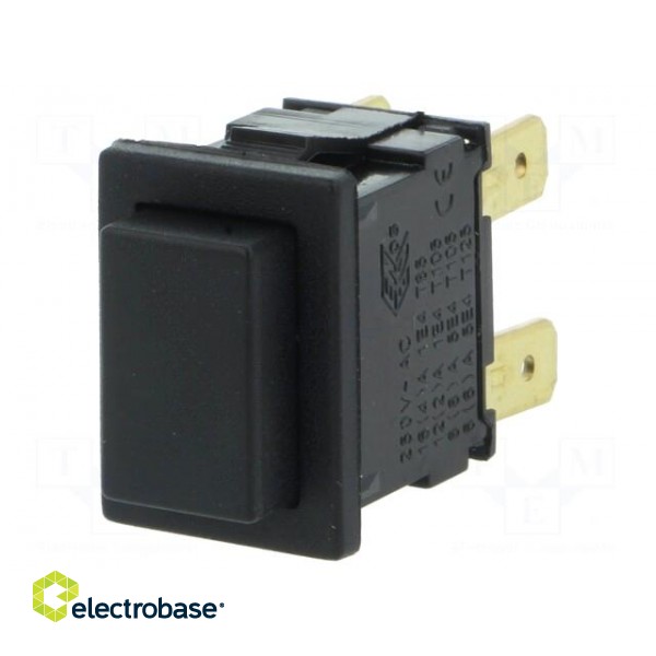 Switch: push-button | Pos: 2 | DPST-NO | 12A/250VAC | (ON)-OFF | 8300 image 1