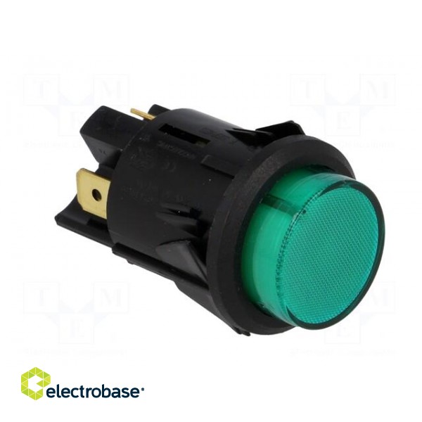 Switch: push-button | Pos: 2 | DPST-NO | 16A/250VAC | 16A/28VDC | green image 8