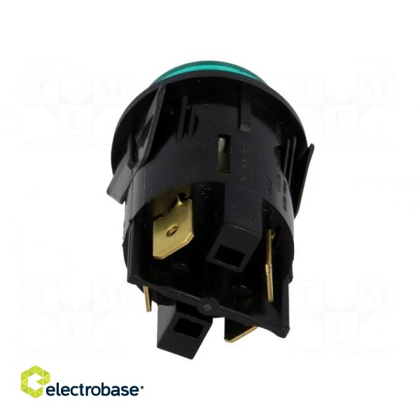 Switch: push-button | Pos: 2 | DPST-NO | 16A/250VAC | 16A/28VDC | green image 5