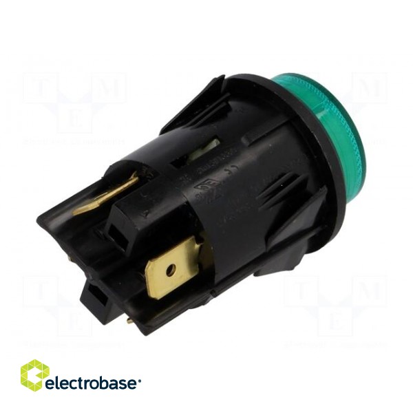 Switch: push-button | Pos: 2 | DPST-NO | 16A/250VAC | 16A/28VDC | green image 6
