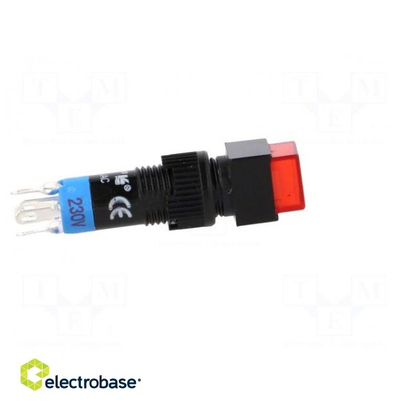 Switch: push-button | Pos: 2 | SPDT | 0.5A/250VAC | 1A/24VDC | ON-ON | red image 7