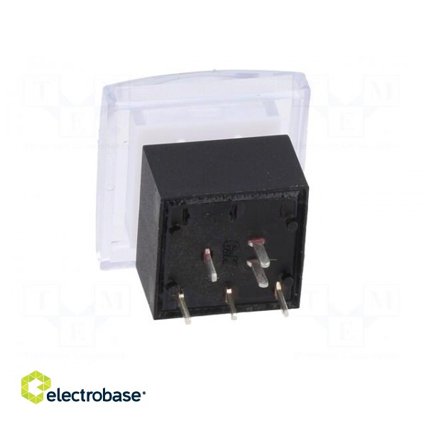 Switch: push-button | Pos: 2 | SPDT | 0.5A/25VDC | ON-ON | green | THT image 5