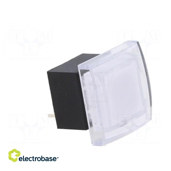Switch: push-button | Pos: 2 | SPDT | 0.5A/25VDC | ON-ON | green | THT image 8
