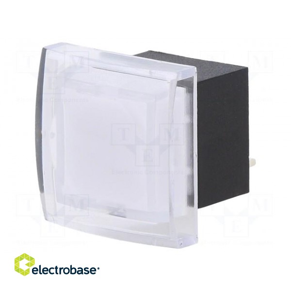 Switch: push-button | Pos: 2 | SPDT | 0.5A/25VDC | ON-ON | green | THT image 1