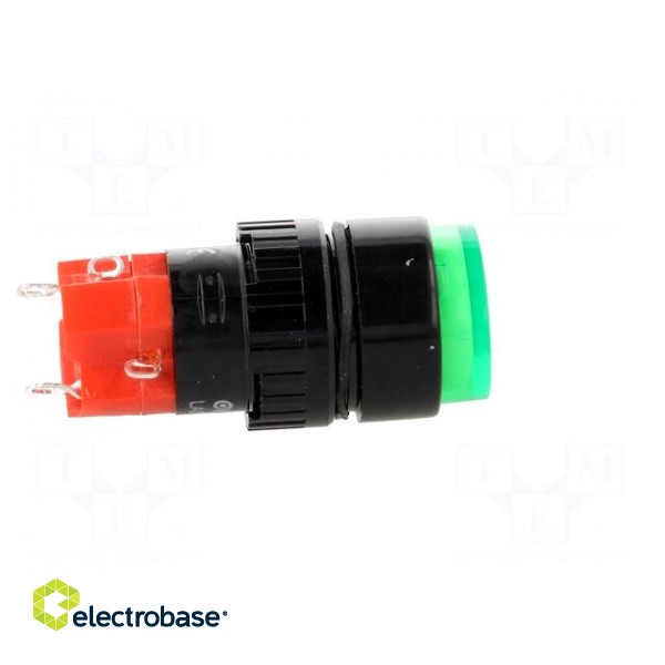 Switch: push-button | Pos: 2 | SPDT | 3A/220VAC | 2A/24VDC | ON-ON | green image 7
