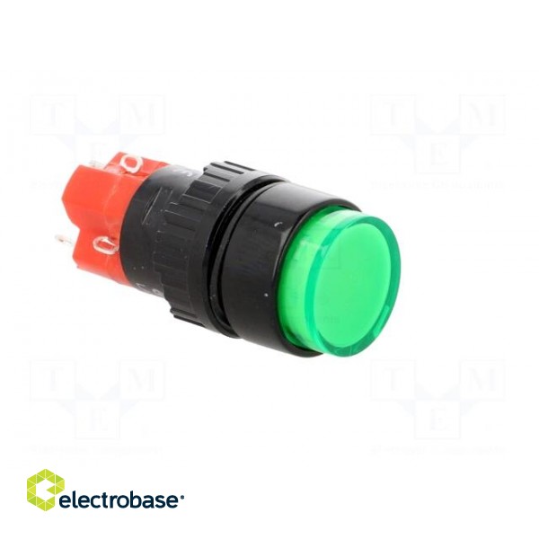 Switch: push-button | Pos: 2 | SPDT | 3A/220VAC | 2A/24VDC | ON-ON | green image 8