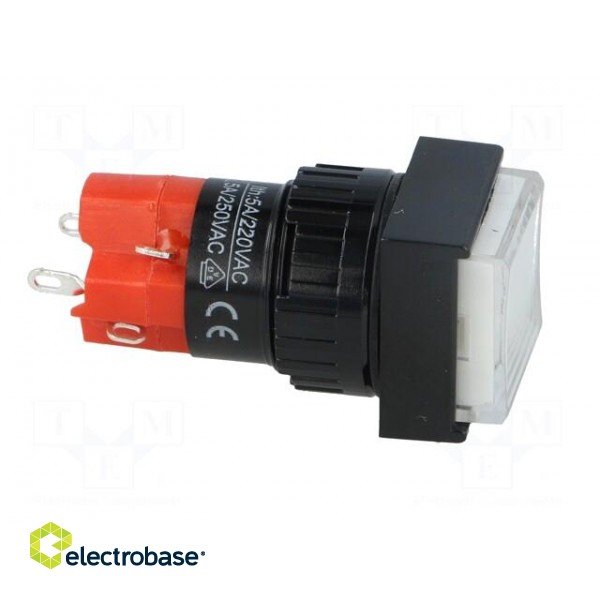 Switch: push-button | Pos: 2 | SPDT | 3A/250VAC | 2A/24VDC | ON-(ON) image 7