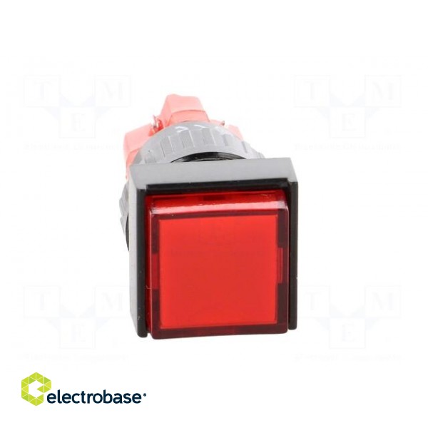 Switch: push-button | Pos: 2 | SPDT | 3A/250VAC | 2A/24VDC | ON-(ON) | red image 9