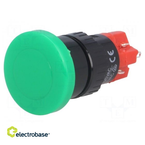 Switch: push-button | Pos: 2 | SPDT | 3A/250VAC | 2A/24VDC | ON-ON | green image 1