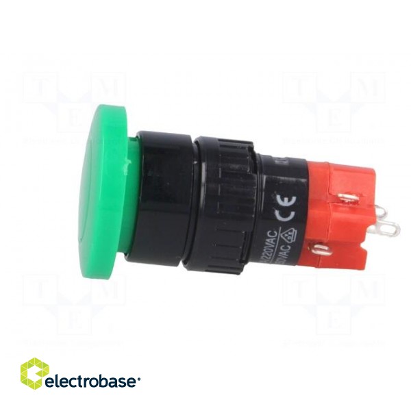 Switch: push-button | Pos: 2 | SPDT | 3A/250VAC | 2A/24VDC | ON-ON | green image 3