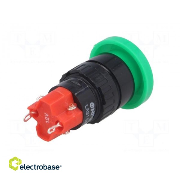Switch: push-button | Pos: 2 | SPDT | 3A/250VAC | 2A/24VDC | ON-ON | green image 6