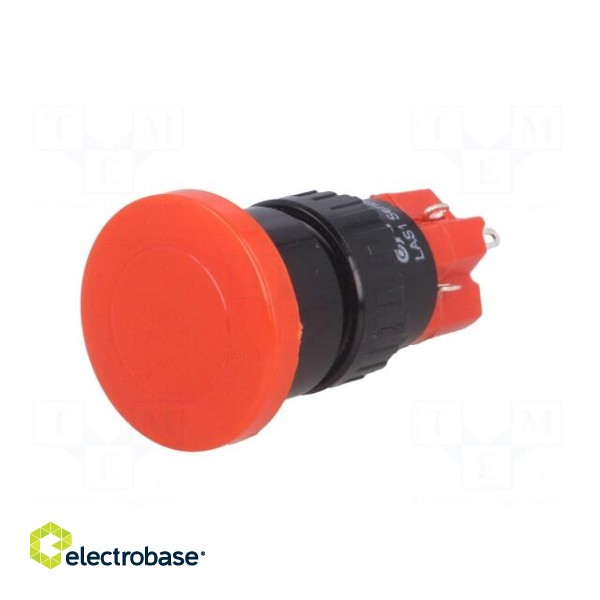 Switch: push-button | Pos: 2 | SPDT | 3A/250VAC | 2A/24VDC | ON-ON | red image 2