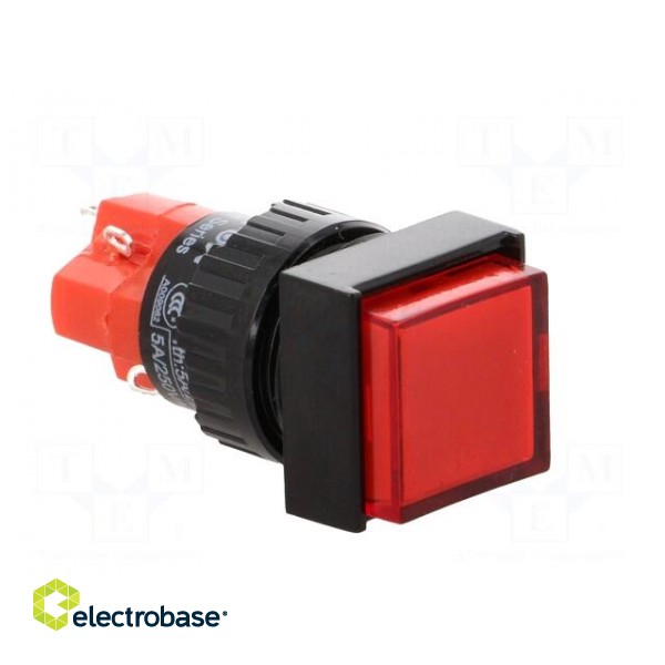 Switch: push-button | Pos: 2 | SPDT | 3A/250VAC | 2A/24VDC | ON-ON | red image 8