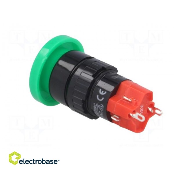 Switch: push-button | Pos: 2 | SPDT | 3A/250VAC | 2A/24VDC | ON-ON | green image 4