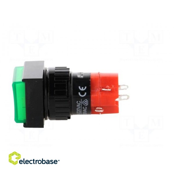 Switch: push-button | Pos: 2 | SPDT | 3A/250VAC | 2A/24VDC | ON-ON | IP40 image 9