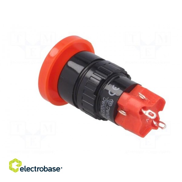 Switch: push-button | Pos: 2 | SPDT | 3A/250VAC | 2A/24VDC | ON-ON | red image 4