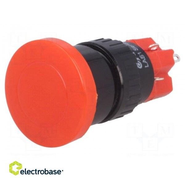 Switch: push-button | Pos: 2 | SPDT | 3A/250VAC | 2A/24VDC | ON-ON | red image 1