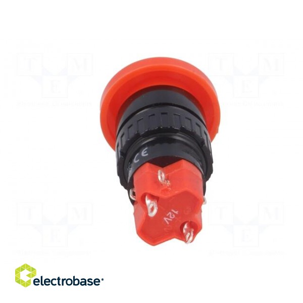 Switch: push-button | Pos: 2 | SPDT | 3A/250VAC | 2A/24VDC | ON-ON | red image 5