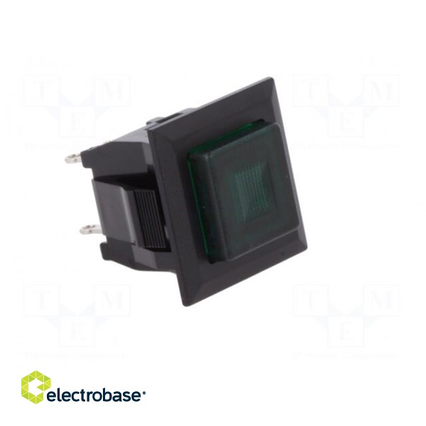 Switch: push-button | Pos: 2 | SPST-NO | 3A/125VAC | OFF-ON | green | 1kV image 8