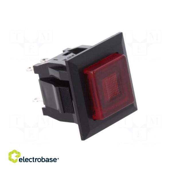 Switch: push-button | Pos: 2 | SPST-NO | 3A/125VAC | OFF-ON | red | 1kV image 8