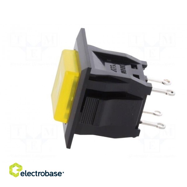 Switch: push-button | Pos: 2 | SPST-NO | 3A/125VAC | OFF-ON | yellow image 3